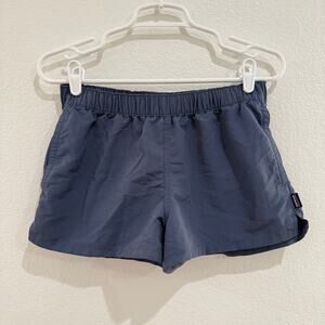 Patagonia Blue Grey Athletic Casual Pull On Shorts Size Medium
